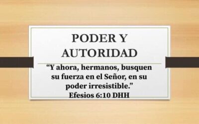 Poder y autoridad